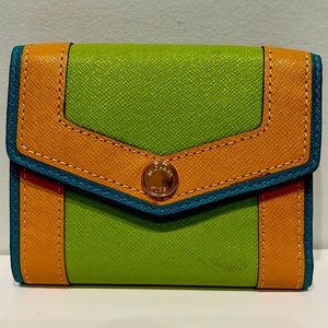 Michael Kors trifold wallet with removable coin purse